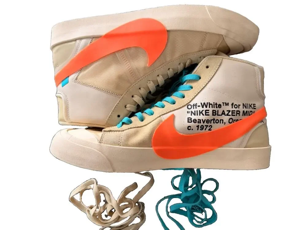 Nike Blazer Mid Off-White All Hallow's Eve AA3832-700 Size 14M